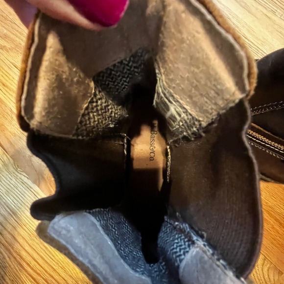 G.H. Bass Co Mens Dark Brown Leather Suede Chelsea Boots Ankle Size 9.5 - Picture 15 of 15